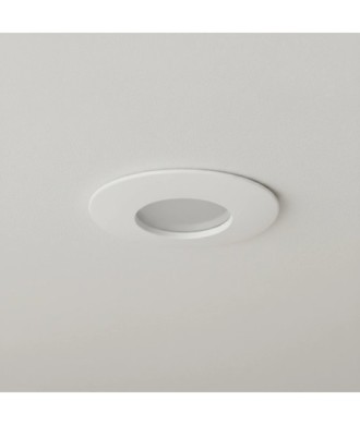 kelvo® KAPA KLV-101-0039 Χωνευτό Φωτιστικό Downlight Σποτ Μπάνιου για Λάμπα MR16 με Ντουί GU10 AC 220-240V Αδιάβροχο IP65 - Λευκό Ματ - Μ8.5 x Π8.5 x Υ4.2cm - Q7.5cm